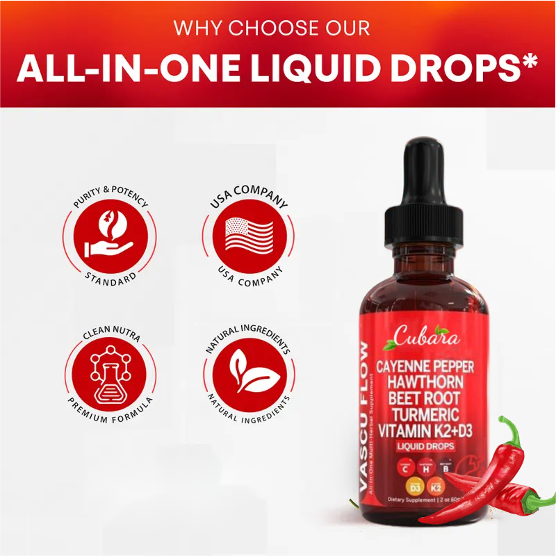 Cayenne Pepper Drops | Vascu Flow