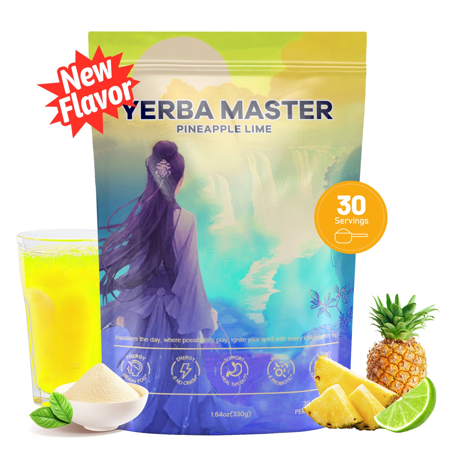 Yerba Mate Instant Tea Powder