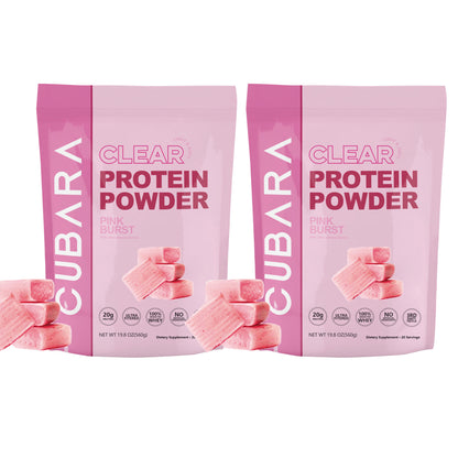 Clear Protein Powder, Pink Burst, Grass-Fed Whey, 20g Protein