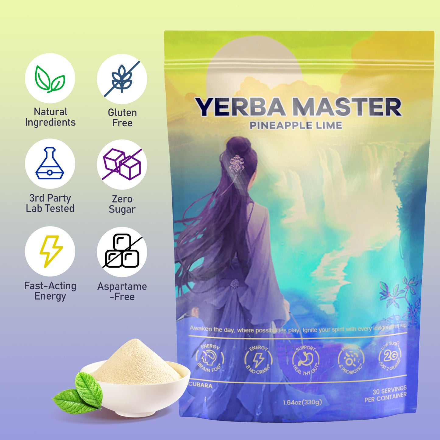 Yerba Mate Instant Tea Powder