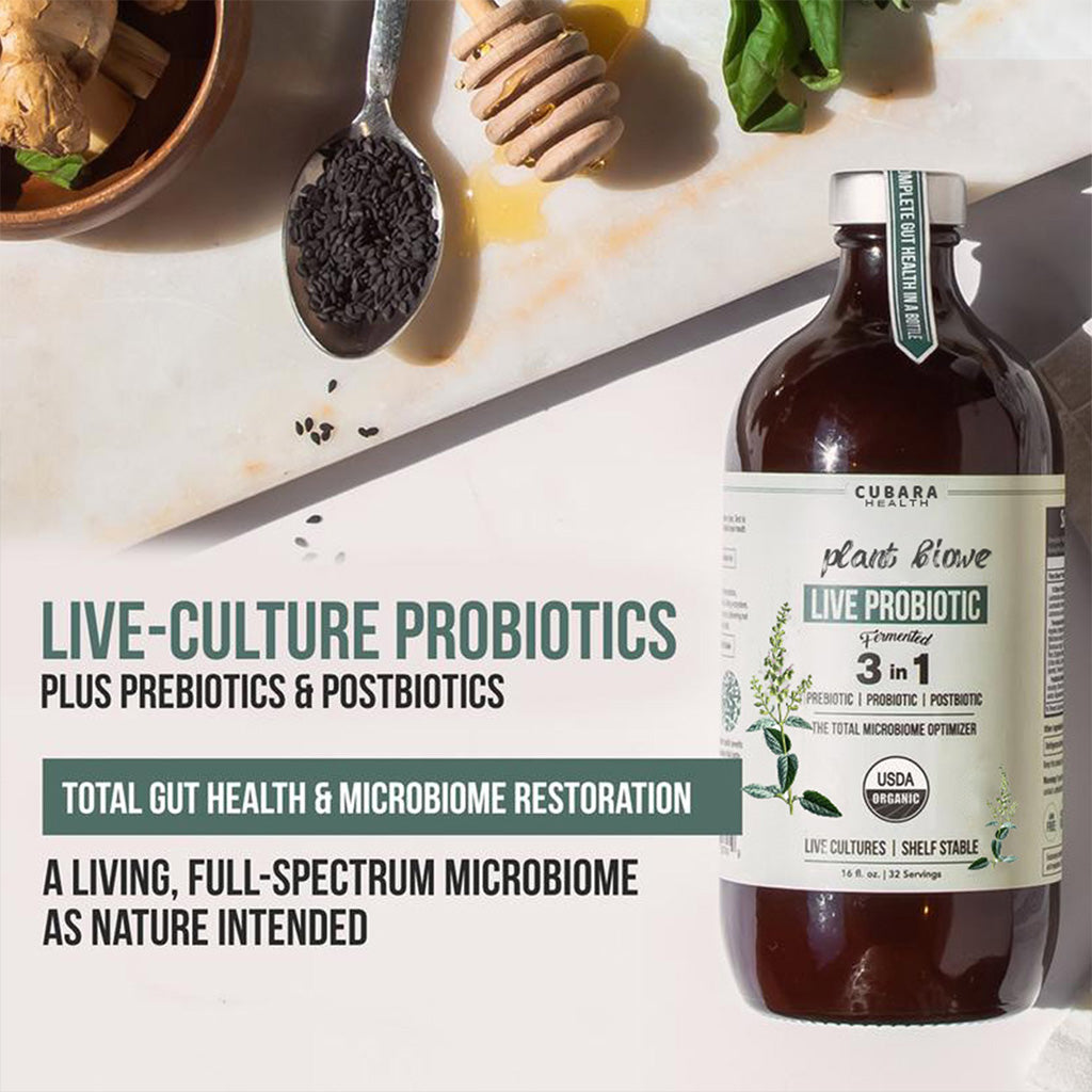 Live Probiotic | 3-in-1 Prebiotic Probiotic & Postbiotic
