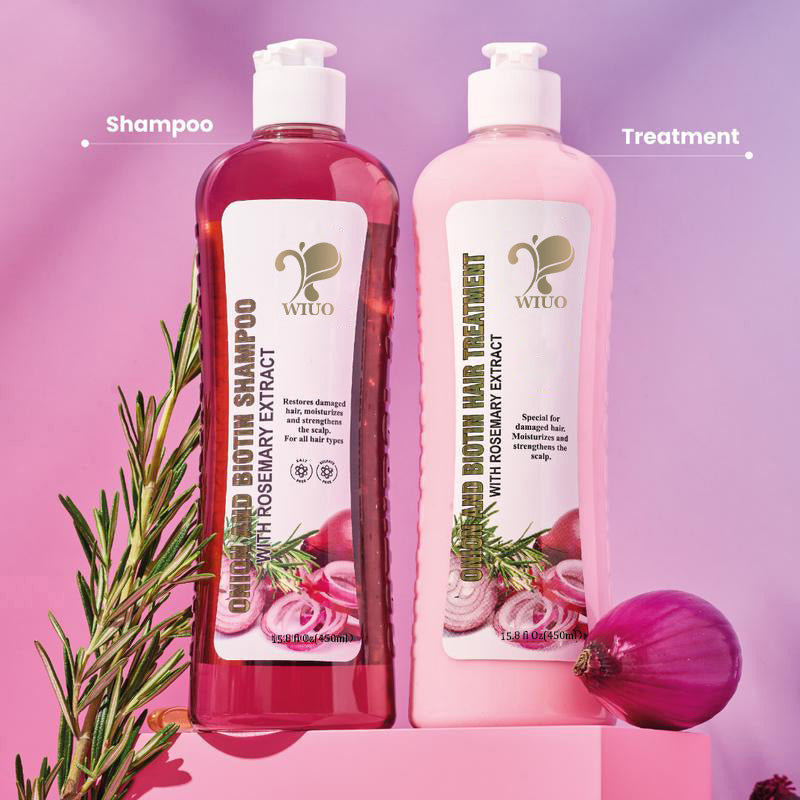 Onion Biotin and Rosemary Shampoo & Treatment Set