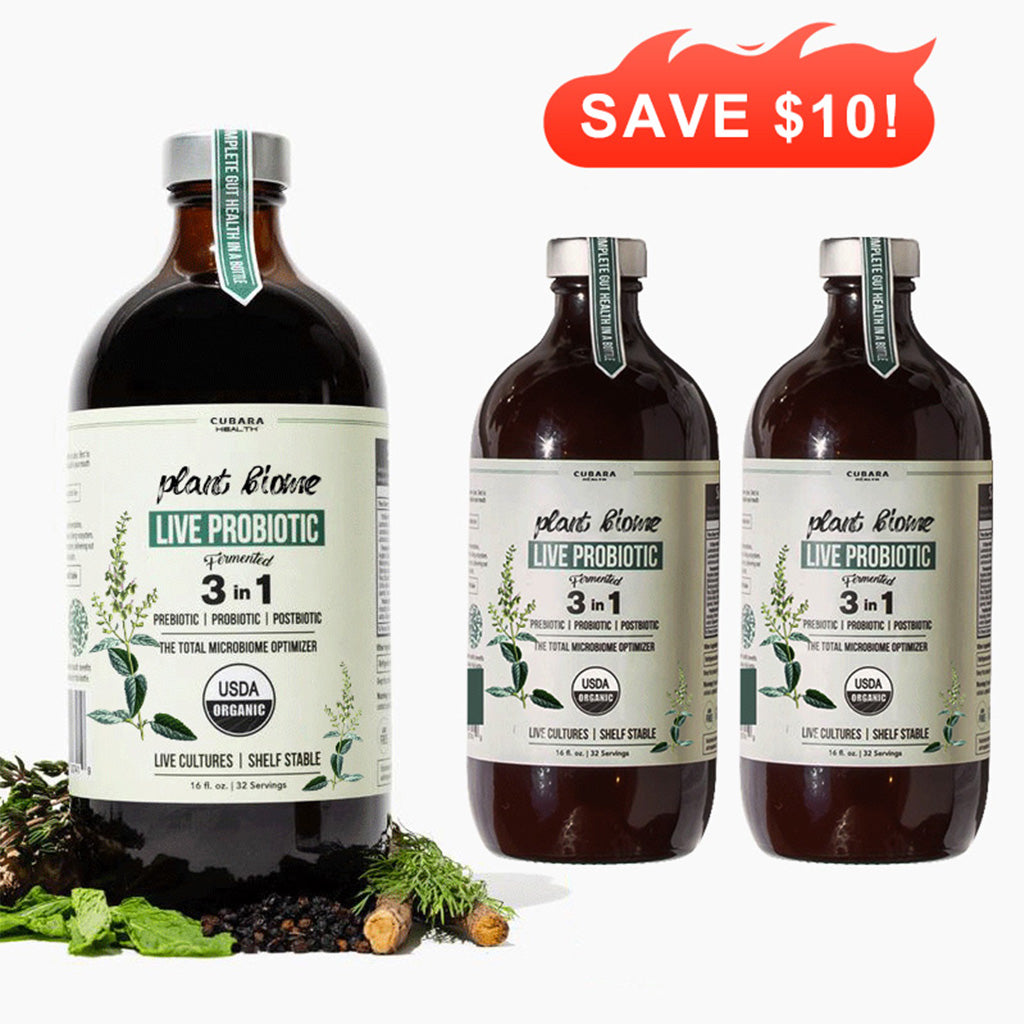 Live Probiotic | 3-in-1 Prebiotic Probiotic & Postbiotic