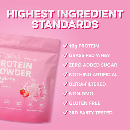 Clear Protein Powder,  Grass-Fed Whey